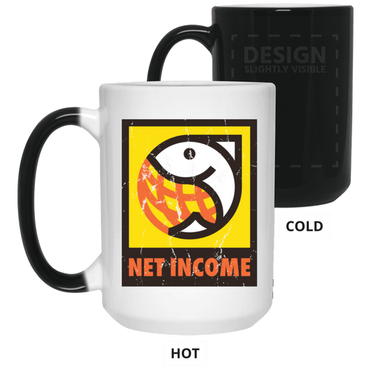 NET INCOME 15oz Color Changing Mug